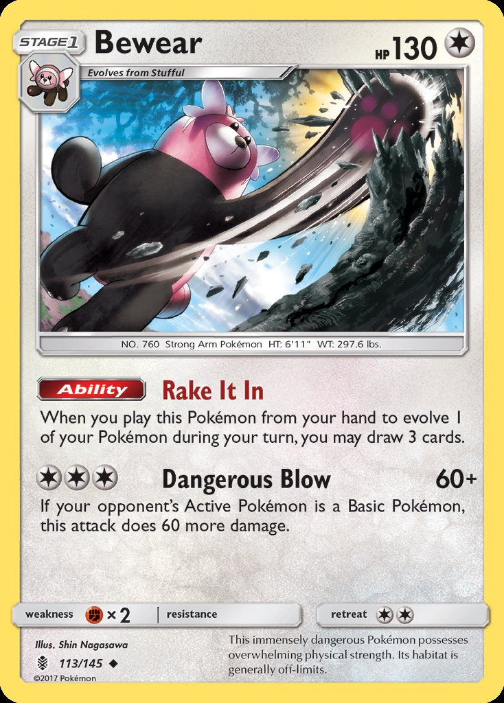 Bewear - Guardians Rising (Uncommon) [GRI-113] Imagen principal del producto
