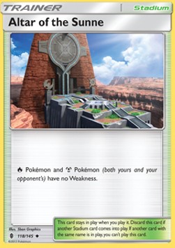 Altar of the Sunne - Guardians Rising (Uncommon) [GRI-118] Hover Image