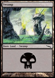 Swamp (V.4) - Mirrodin (Land) [MRD-298] Hoofdafbeelding