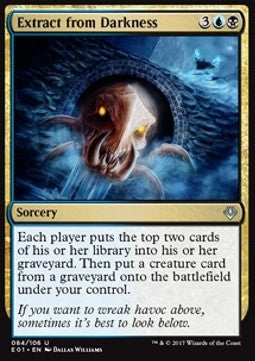 Extract from Darkness - Archenemy: Nicol Bolas (Uncommon) [E01-84]