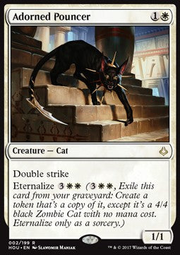 Adorned Pouncer - Hour of Devastation (Rare) [HOU-2]