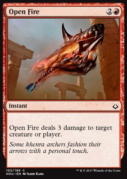 Open Fire - Hour of Devastation (Common) [HOU-105] Hauptbild