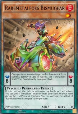 Raremetalfoes Bismugear - Pendulum Evolution (Super Rare) [PEVO-052] Imagen principal del producto
