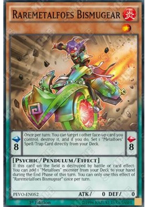 Raremetalfoes Bismugear — Pendulum Evolution (PEVO-052) Yu-Gi-Oh! card Immagine principale del prodotto