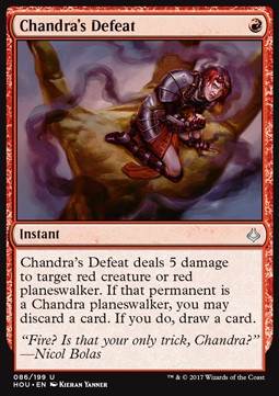 Chandra's Defeat - Hour of Devastation (Uncommon) [HOU-86] Hoofdafbeelding