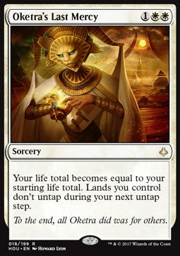 Oketra's Last Mercy - Hour of Devastation (Rare) [HOU-18]