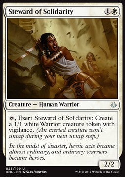 Steward of Solidarity - Hour of Devastation (Uncommon) [HOU-25]