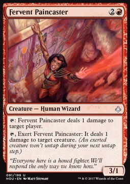 Fervent Paincaster - Hour of Devastation (Uncommon) [HOU-91] Hauptbild