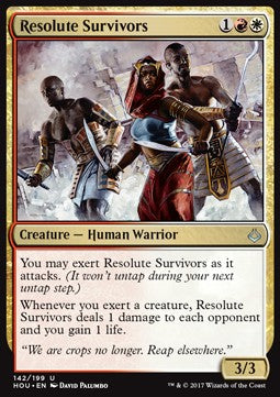 Resolute Survivors - Hour of Devastation (Uncommon) [HOU-142] Hover Image