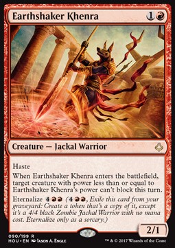 Earthshaker Khenra - Hour of Devastation (Rare) [HOU-90] Hauptbild