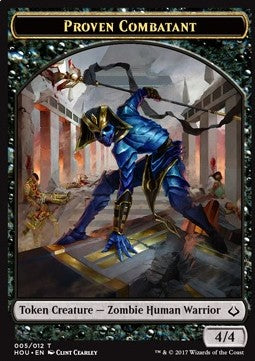 Proven Combatant Token - Hour of Devastation (Token) [HOU-T05] Hoofdafbeelding