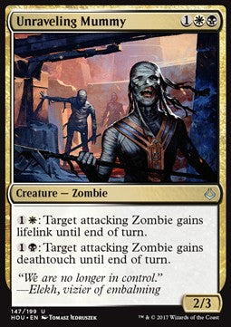 Unraveling Mummy - Hour of Devastation (Uncommon) [HOU-147] Hoofdafbeelding