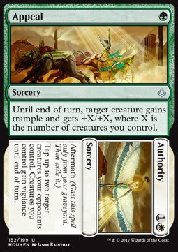 Appeal // Authority - Hour of Devastation (Uncommon) [HOU-152]