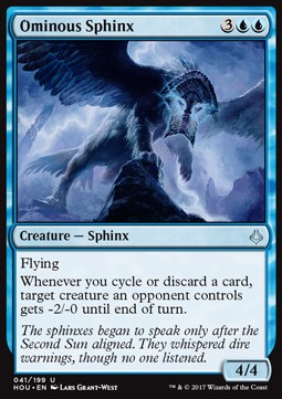 Ominous Sphinx - Hour of Devastation (Uncommon) [HOU-41] Hauptbild