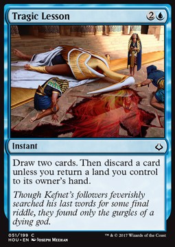 Tragic Lesson - Hour of Devastation (Common) [HOU-51] Hover Image