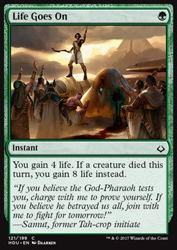 Life Goes On - Hour of Devastation (Common) [HOU-121] Immagine principale del prodotto