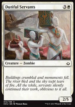Dutiful Servants - Hour of Devastation (Common) [HOU-12] Hoofdafbeelding