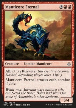 Manticore Eternal - Hour of Devastation (Uncommon) [HOU-103] Hoofdafbeelding