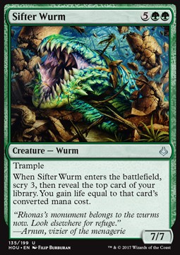 Sifter Wurm - Hour of Devastation (Uncommon) [HOU-135] Hover Image