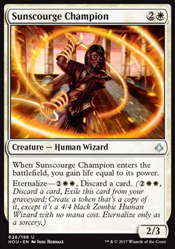 Sunscourge Champion - Hour of Devastation (Uncommon) [HOU-26] Hover Image