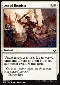Act of Heroism - Hour of Devastation (Common) [HOU-1] Hover Image