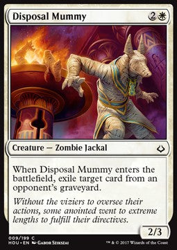 Disposal Mummy - Hour of Devastation (Common) [HOU-9] Immagine principale del prodotto