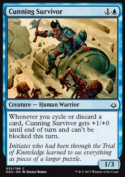 Cunning Survivor - Hour of Devastation (Common) [HOU-33] Immagine principale del prodotto