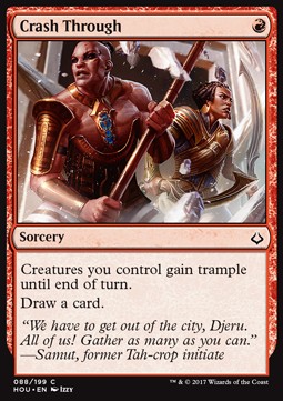 Crash Through - Hour of Devastation (Common) [HOU-88] Hauptbild