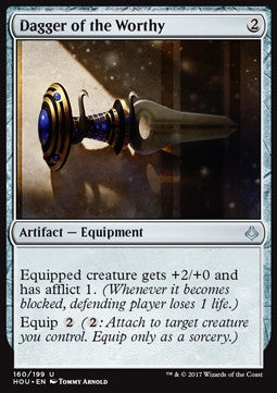 Dagger of the Worthy - Hour of Devastation (Uncommon) [HOU-160] Hover Image