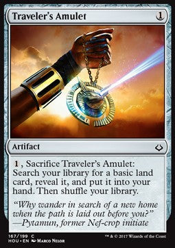 Traveler's Amulet - Hour of Devastation (Common) [HOU-167] Hover Image