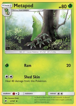 Metapod - Burning Shadows (Uncommon) [BUS-2] Hover Image