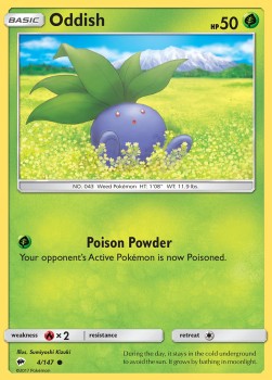 Oddish - Burning Shadows (Common) [BUS-4] Hover Image