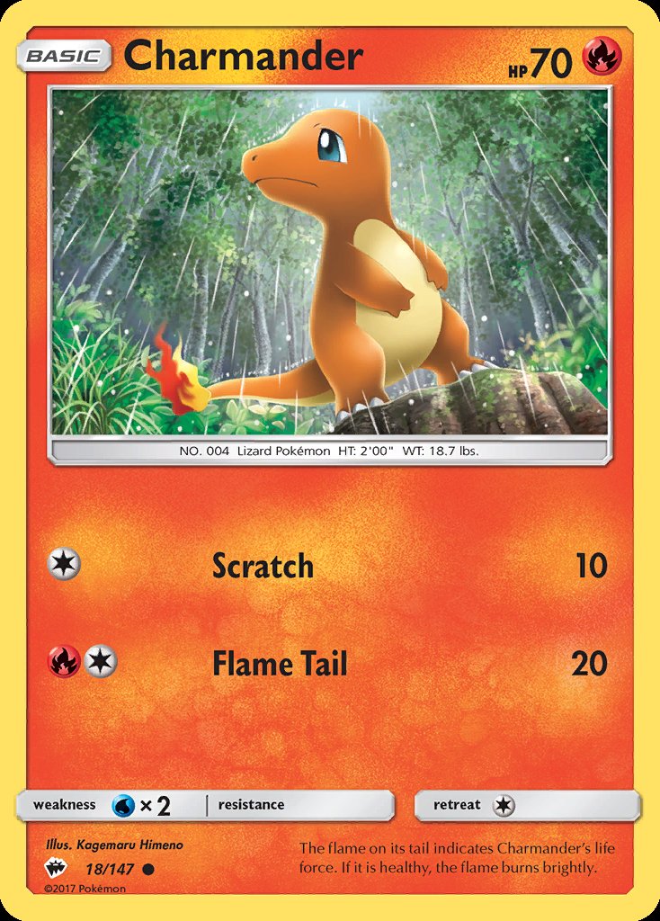 Charmander - Burning Shadows (Common) [BUS-18] Image principale du produit