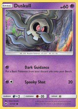 Duskull - Burning Shadows (Common) [BUS-51] Hover Image