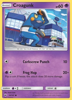 Croagunk - Burning Shadows (Common) [BUS-54] Hover Image