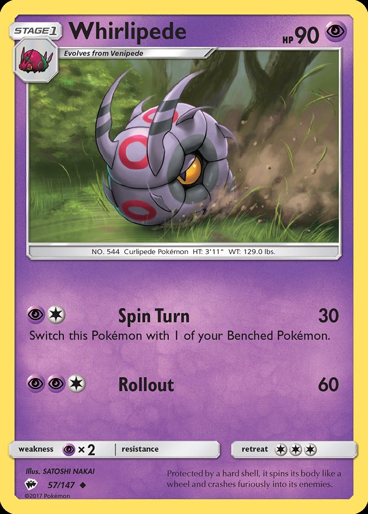 Whirlipede - Burning Shadows (Uncommon) [BUS-57] Imagen principal del producto