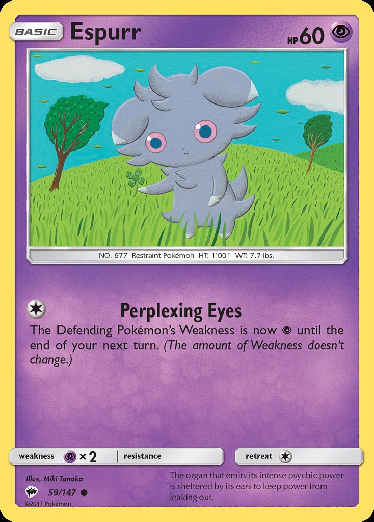 Espurr - Burning Shadows (Common) [BUS-59] Image principale du produit
