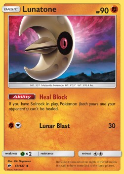 Lunatone - Burning Shadows (Uncommon) [BUS-68] Hover Image