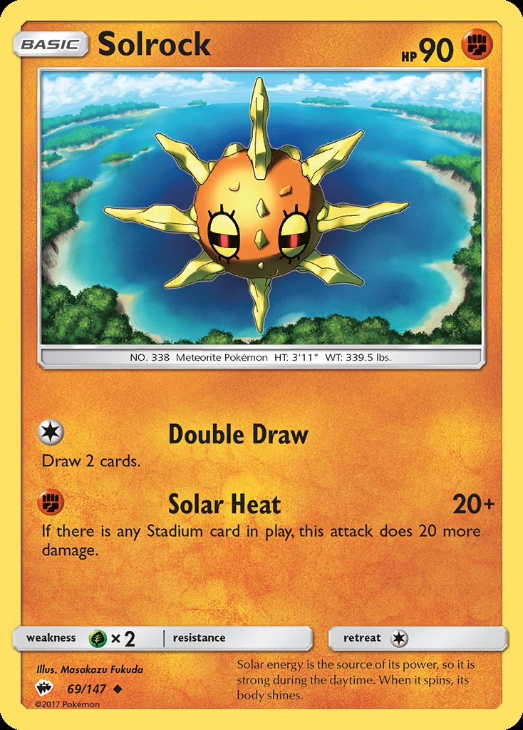 Solrock - Burning Shadows (Uncommon) [BUS-69] Hoofdafbeelding