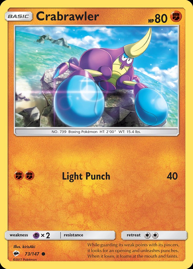 Crabrawler - Burning Shadows (Common) [BUS-73] Image principale du produit