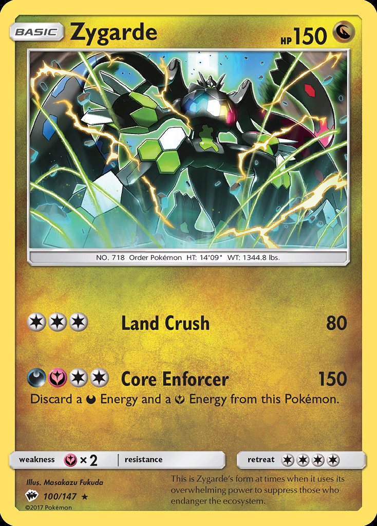 Zygarde - Burning Shadows (Holo Rare) [BUS-100] Image principale du produit