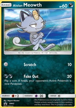 Alolan Meowth - SM Black Star Promos (Promo) [SM-43] Hover Image