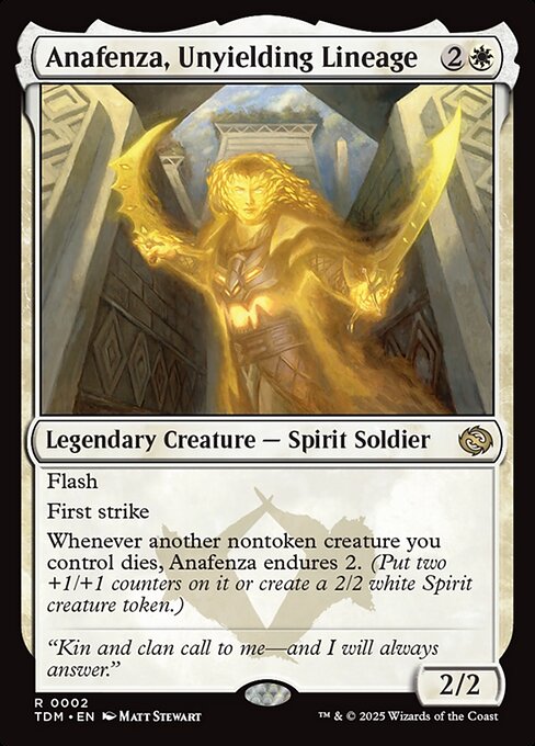 Anafenza, Unyielding Lineage – Tarkir: Dragonstorm (TDM-2) Magic: The Gathering card | LC-REM-20260804-15401867772236-29957f49-9a6b-42f6-b2fb-b48f653ab725 Image principale du produit