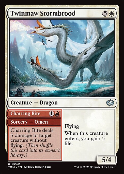 Twinmaw Stormbrood // Charring Bite – Tarkir: Dragonstorm (TDM-232) Magic: The Gathering card | LC-REM-20260804-15401849454924-2999e3b1-6510-42b2-9429-28c07a64a44f