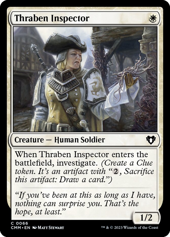 Thraben Inspector - Commander Masters (Common) [CMM-66] Immagine principale del prodotto