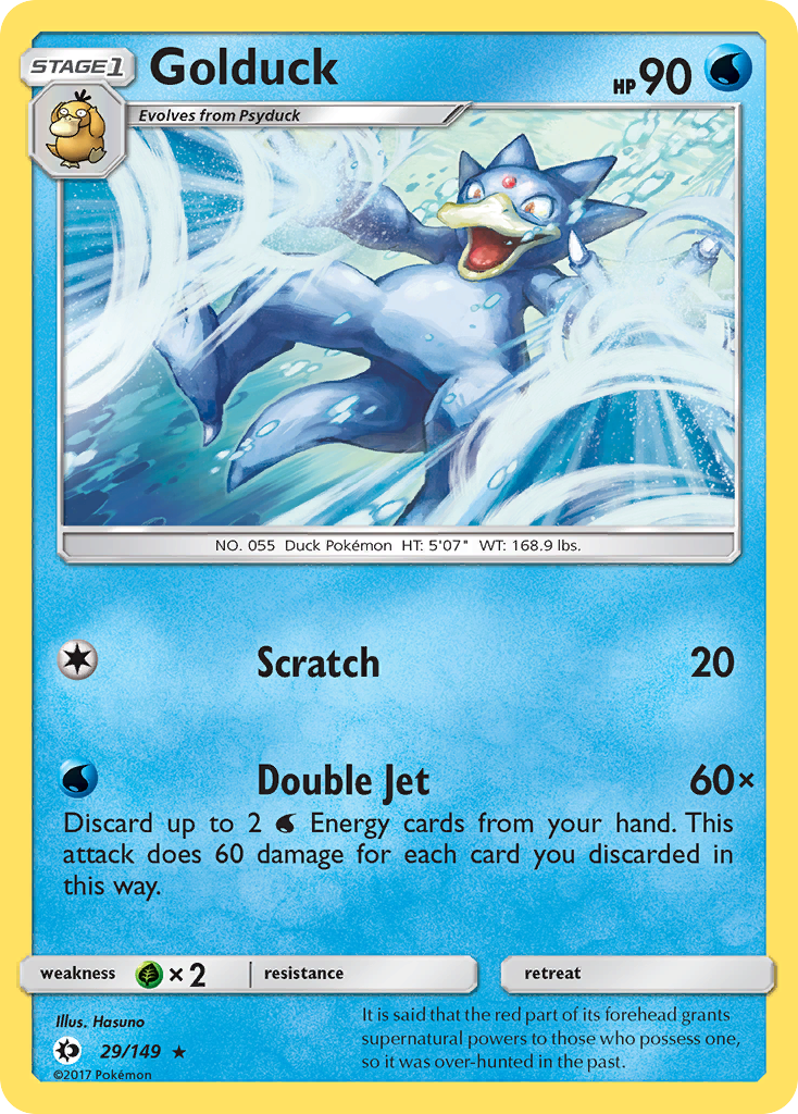 Golduck – Sun & Moon 29 – Pokémon TCG single card Hoofdafbeelding