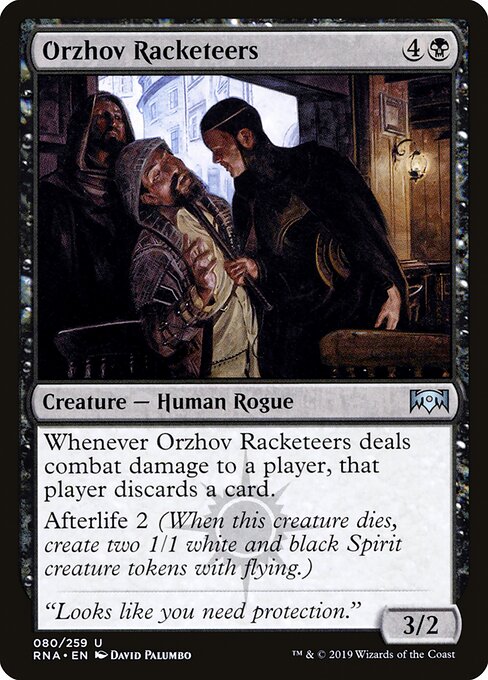 Orzhov Racketeers – Ravnica Allegiance (RNA-80) Magic: The Gathering card