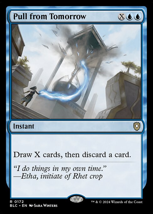 Pull from Tomorrow – Commander: Bloomburrow (BLC-172) Magic: The Gathering card Immagine principale del prodotto