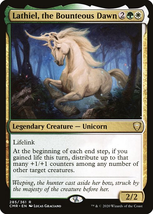 Lathiel, the Bounteous Dawn – Commander Legends (CMR-285) Magic: The Gathering card