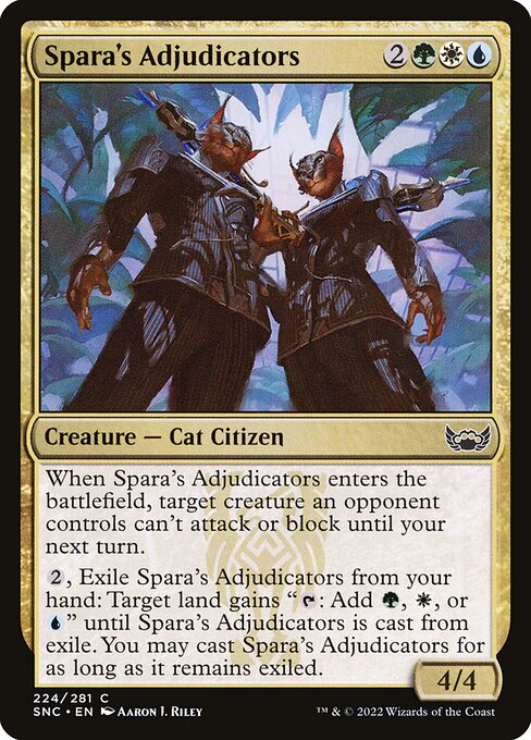 Spara's Adjudicators – Streets of New Capenna (SNC-224) Magic: The Gathering card | LC-REM-20260804-15909432394060-29eb0e40-d184-423f-8484-ee288fda00cd Hoofdafbeelding